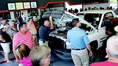 Licensed Used Car Dealers Bidding At Auto Auction