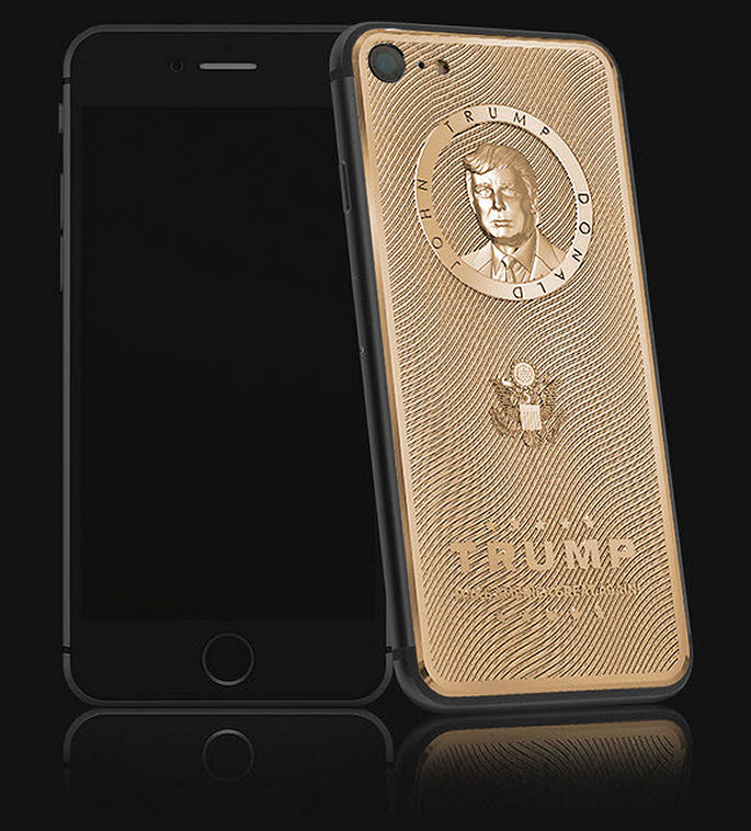 Caviar Supremo Series Trump Edition Gold iPhone