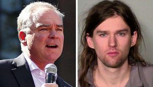 Linwood Micheal Kaine arrsted for Roiting at Trump Rally