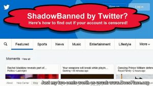 Shadowban IS Censorship