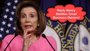 nasty nancy pelosi belittles small business owners