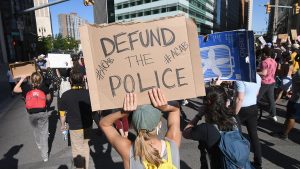political bias media defund police