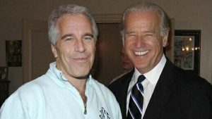 Joe Biden pictured with Jeffery Epstein