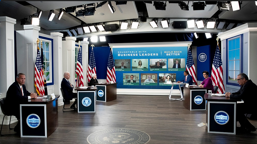 Fake White House set used to deceive the American people.