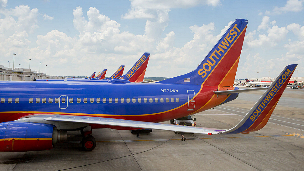 Southwest Airlines fleet parked due to JAX ATC Biden Vaccine Mandate Blues