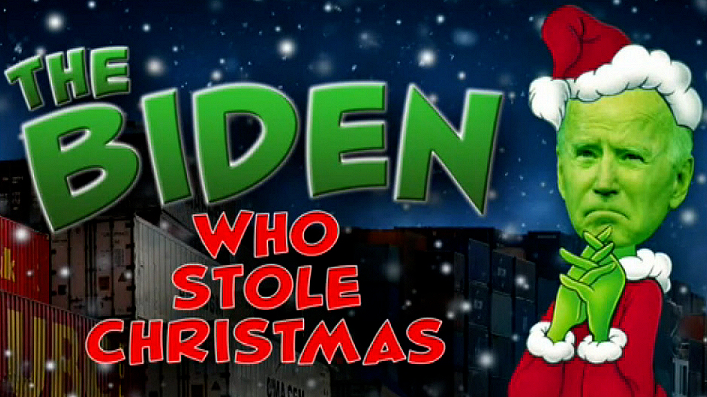 Biden Admin Grinch that stole America's Christmas.
