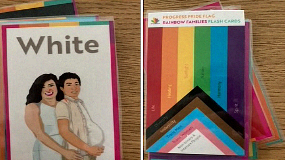 LGBT-themed flashcards