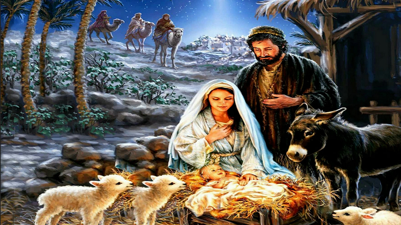 Christmas Is Christ Baby Jesus Manger